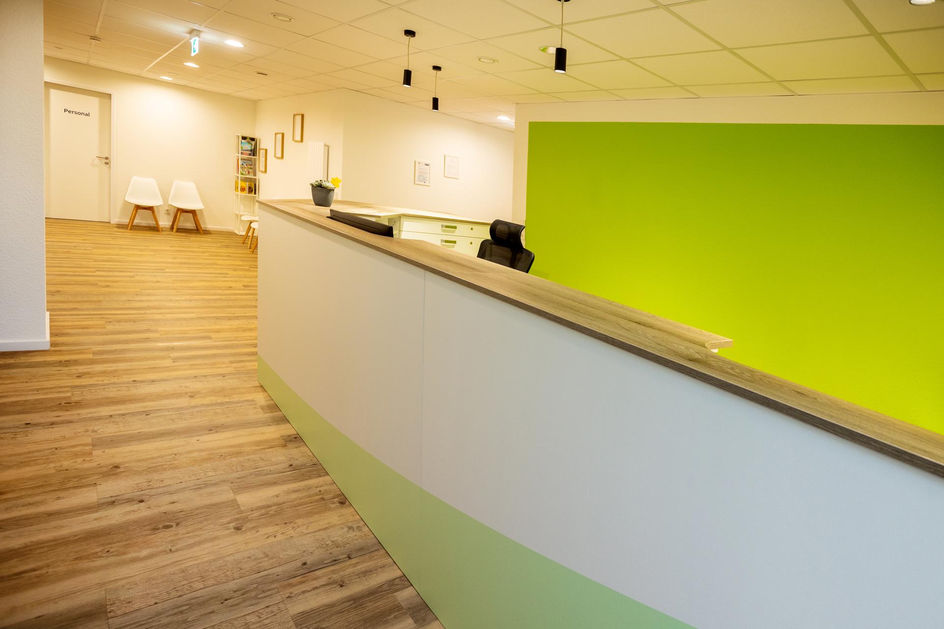 Das siehst du wenn du zur Tür reinkommst